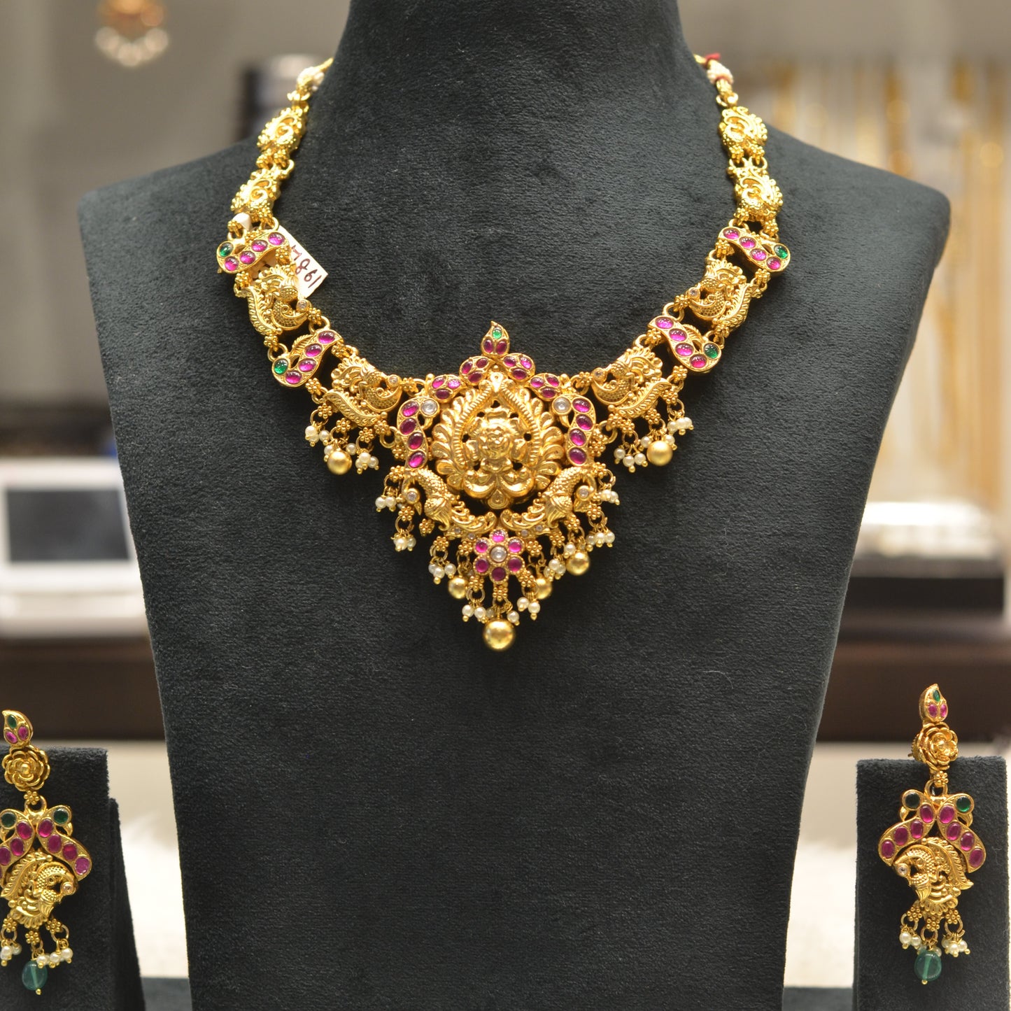 Jadau Nakshi Necklace 17861