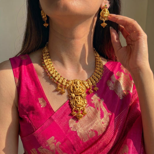 Nakshi Laxmi Short Multi Necklace