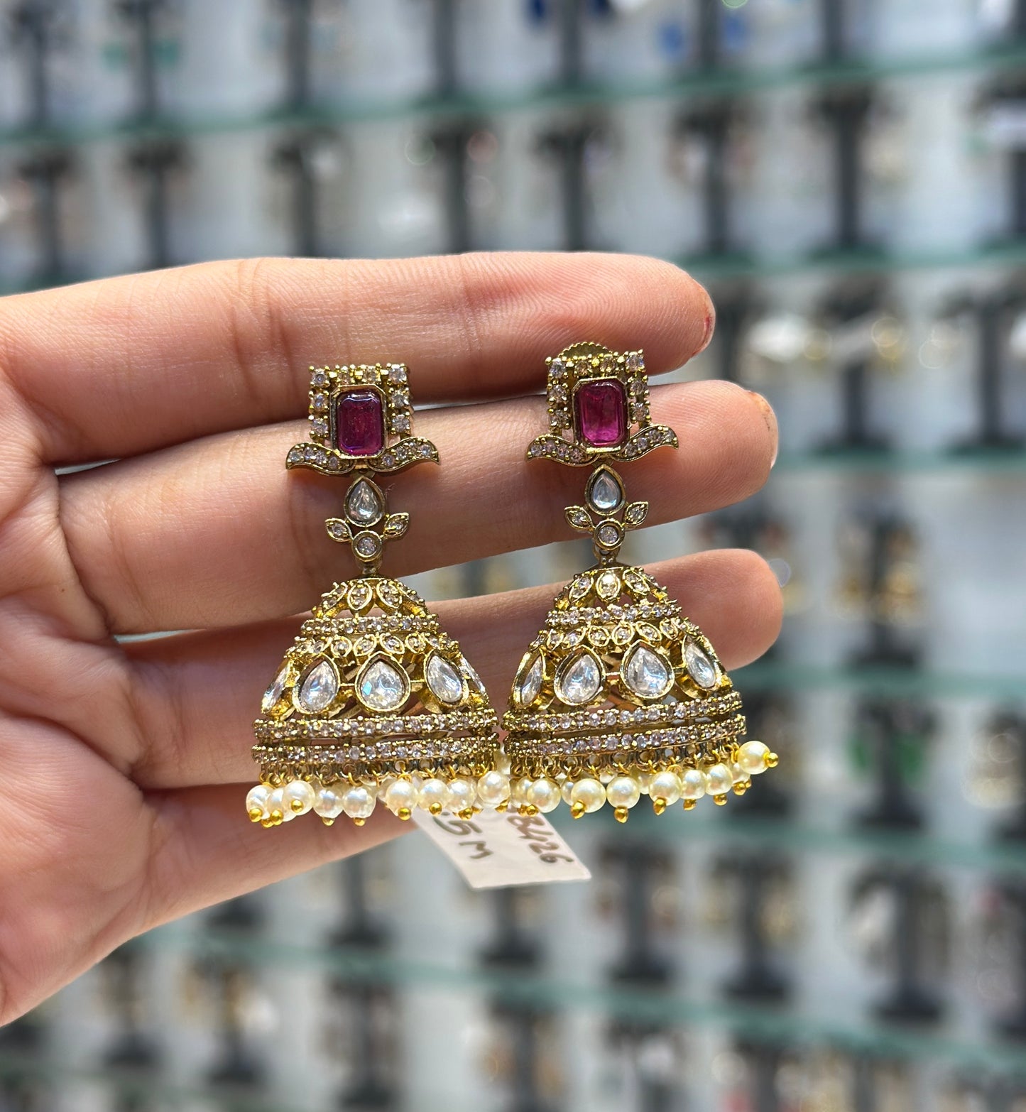 38426 Victorian jhumkis
