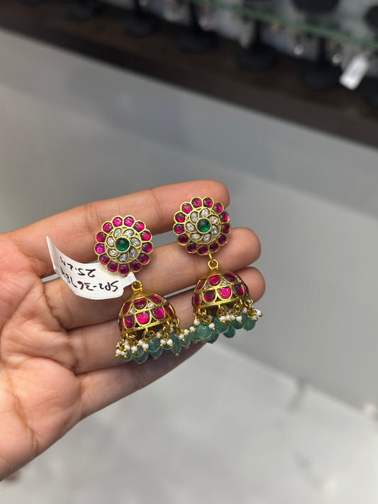 36789 Jadau jhumki