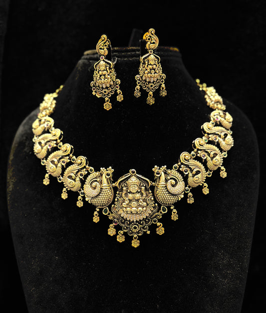 36446 Laxmi antique necklace