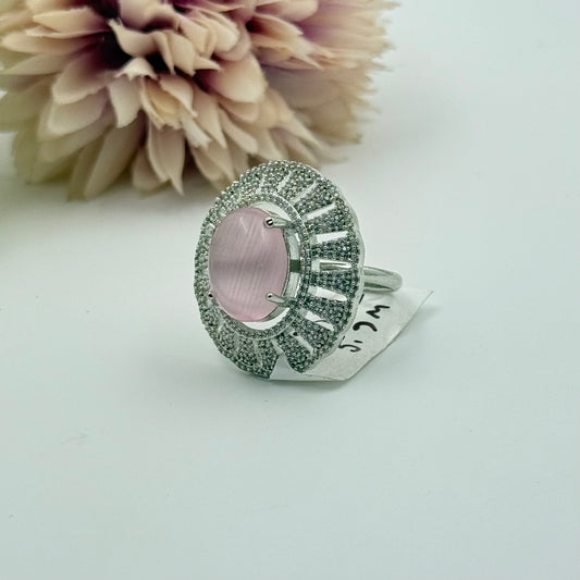 27272 Cocktail fingering with link pink color