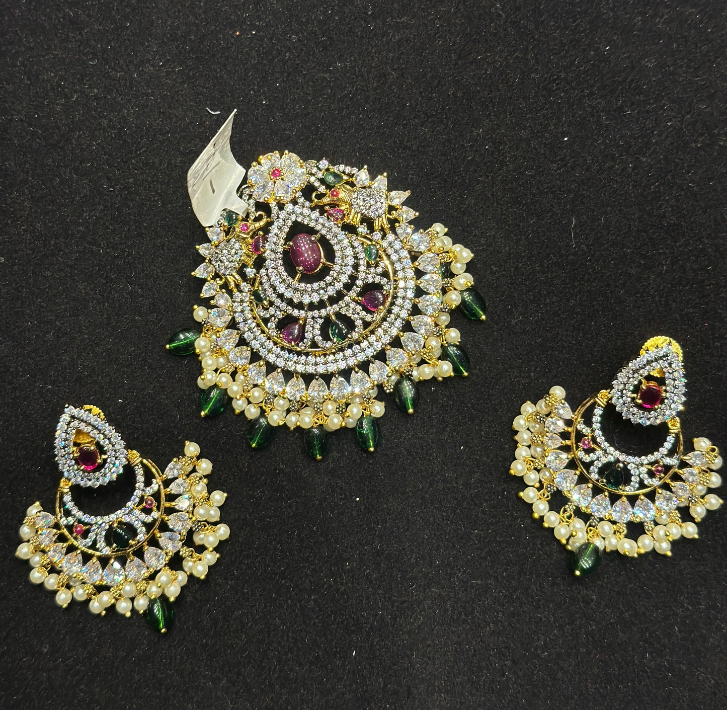 Victorian pendant set