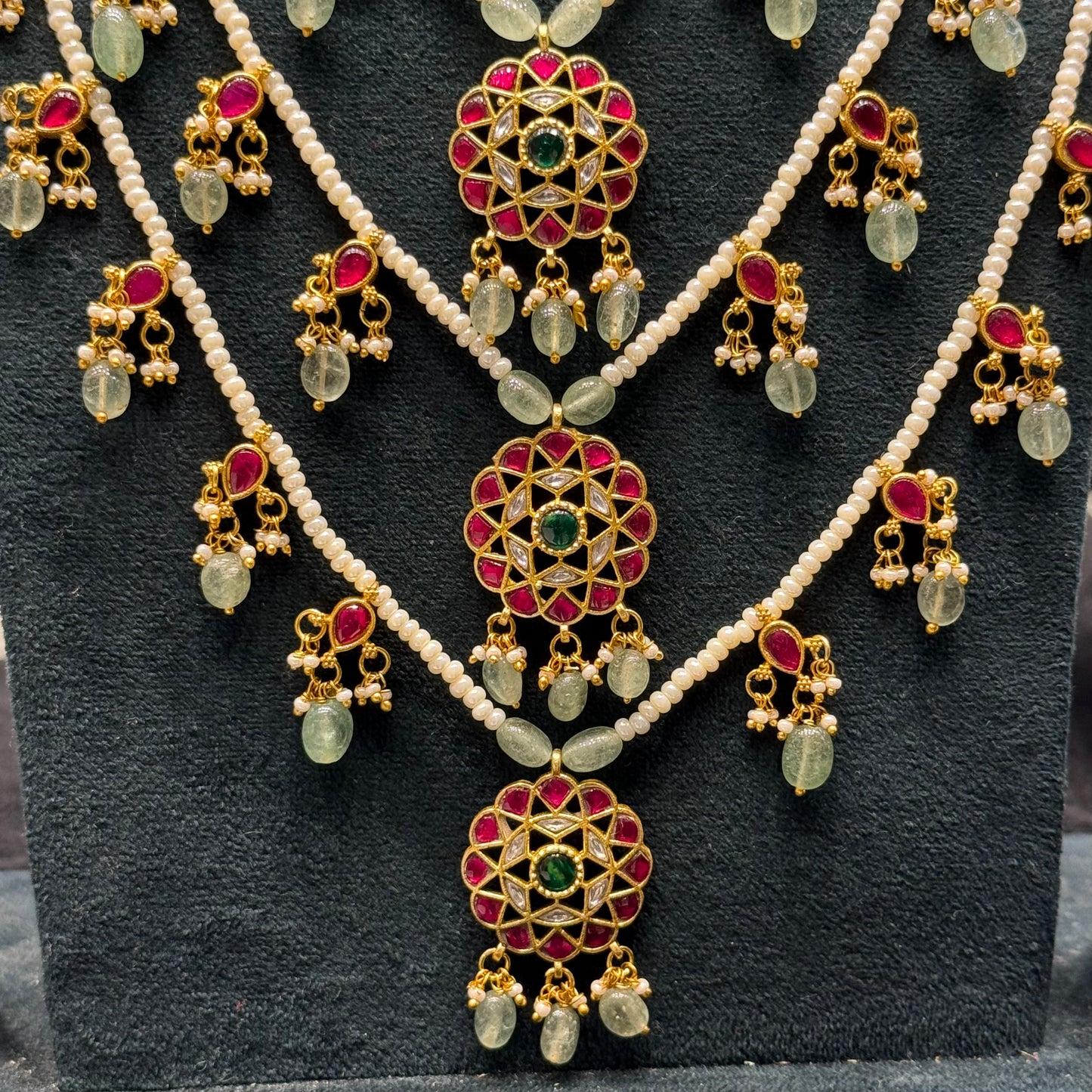 40351 3 Layered Jadau Sathlada