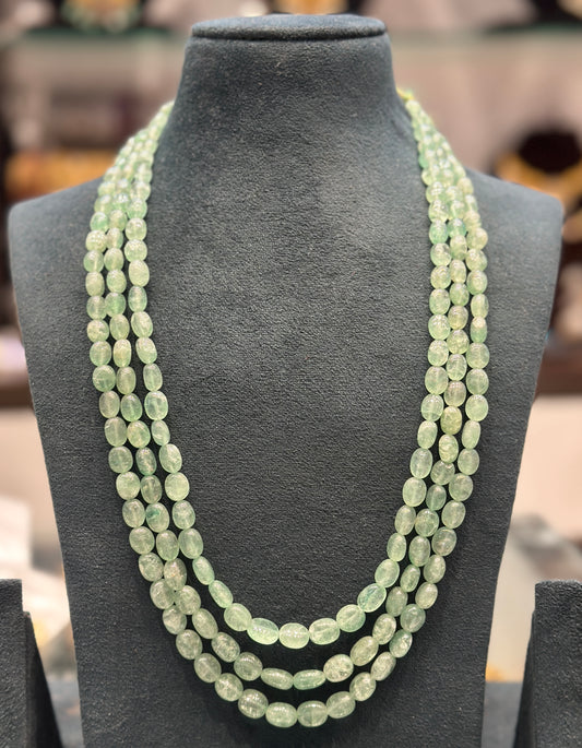 Russian strawberry beads 3 layers