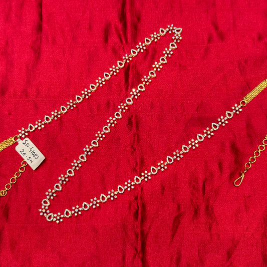Single line diamond replica chain Vaddanam