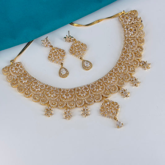 1870 Premium Gold Polish Short necklace with hangings