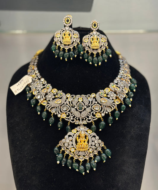 17728 Victorian laxmi necklace