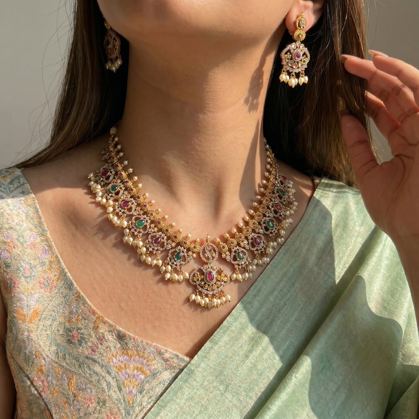 Guttapusalu Short Necklace