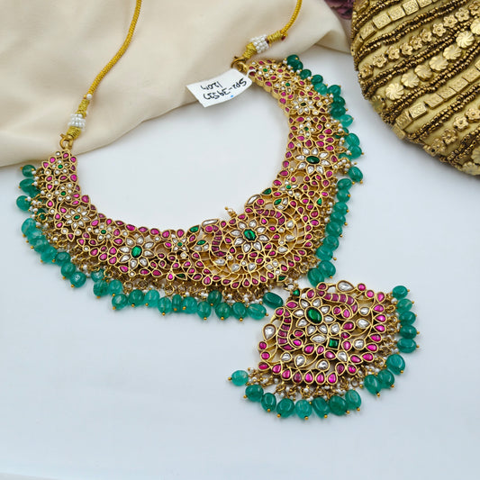 39537/ 39034 Jadau Bridal Necklace
