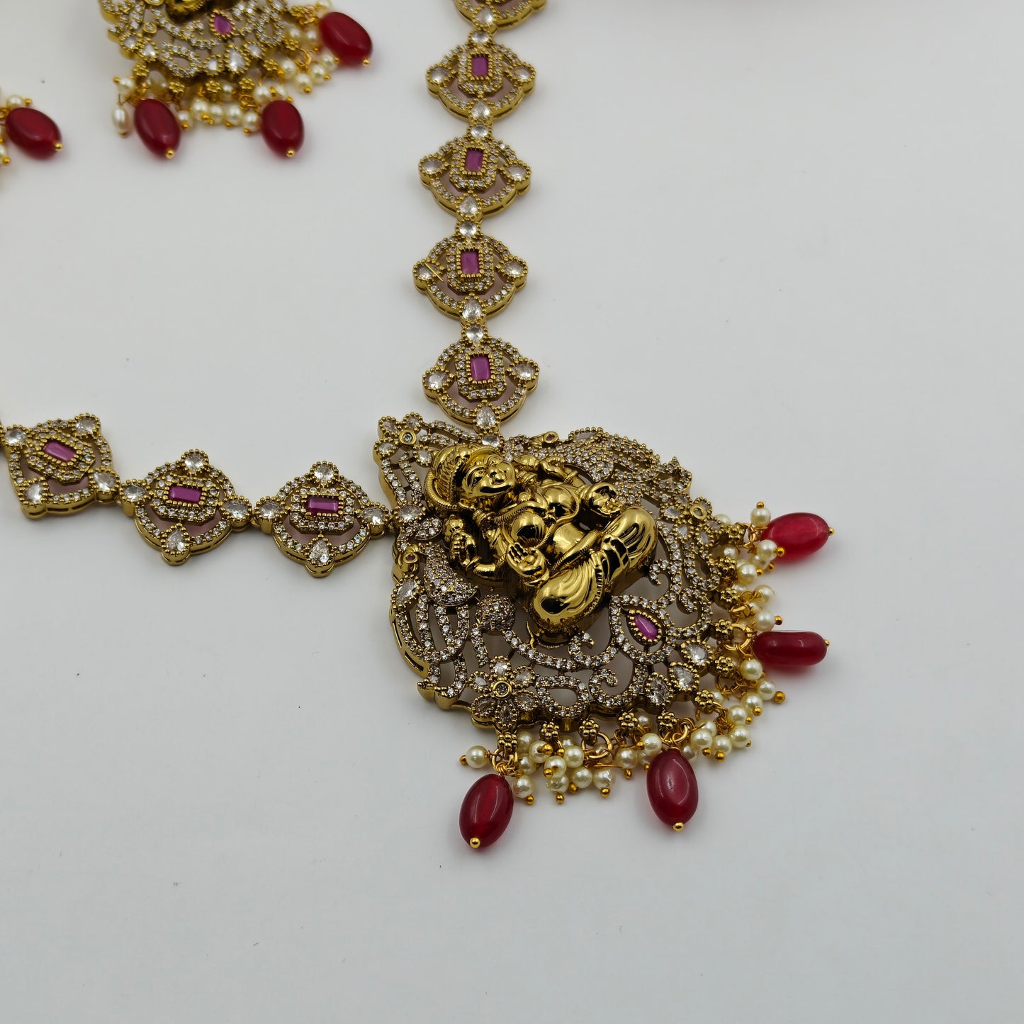 Victorian laxmi long necklace