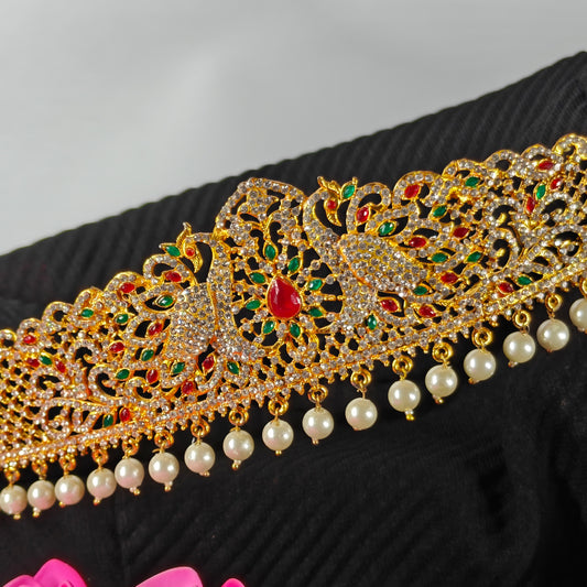 6644 Multi Colour Stone Vaddanam