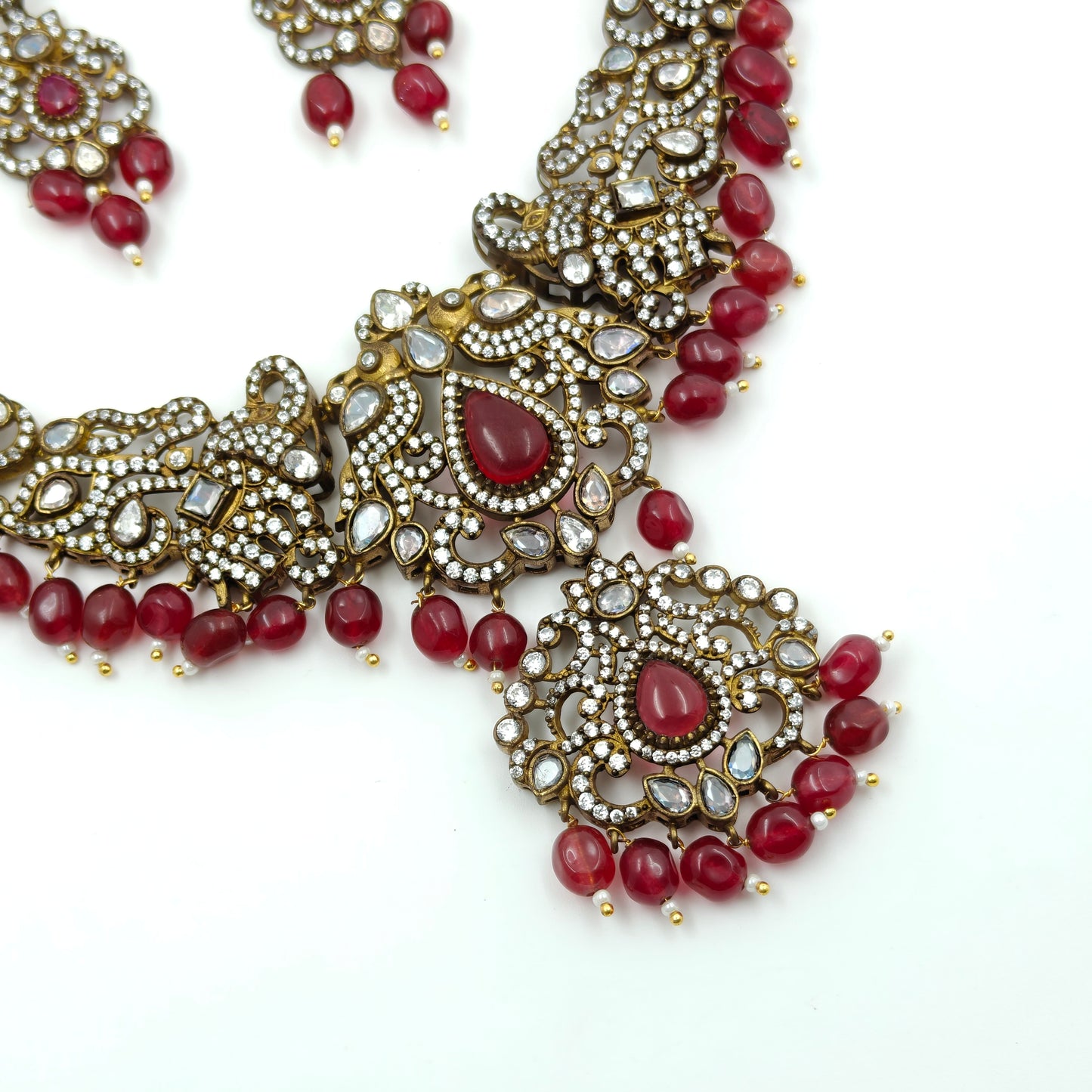 Victorian Elephant design short necklace
