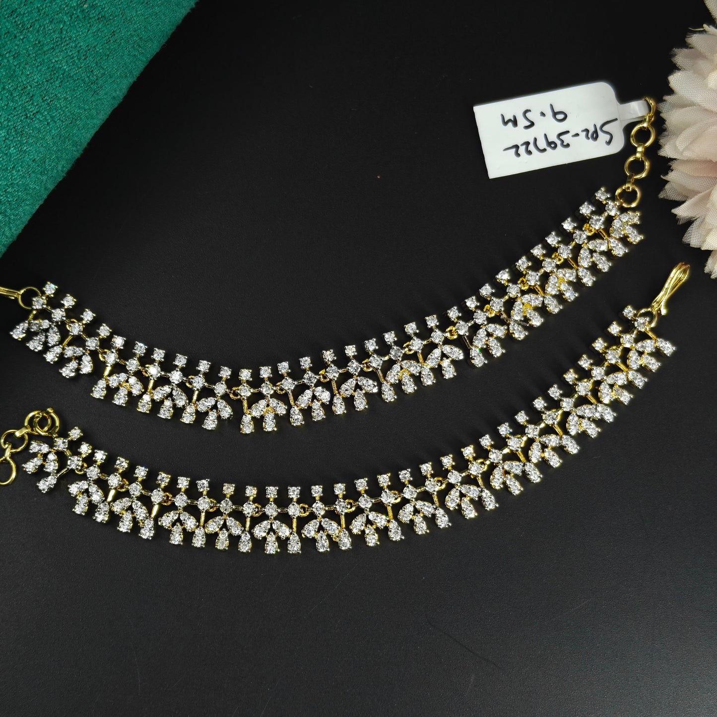 41828/39722 Real Diamond look champaswaralu