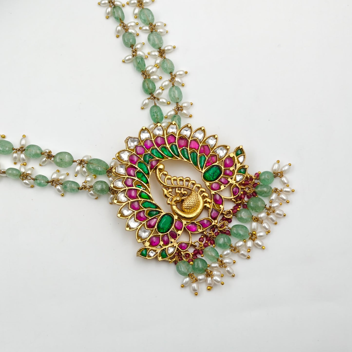 2 lines russian beads with locket