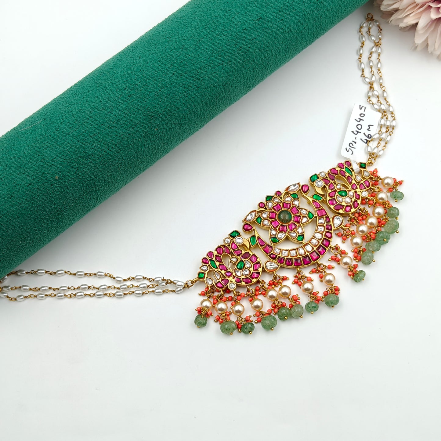 40405 Jadau Coral Choker