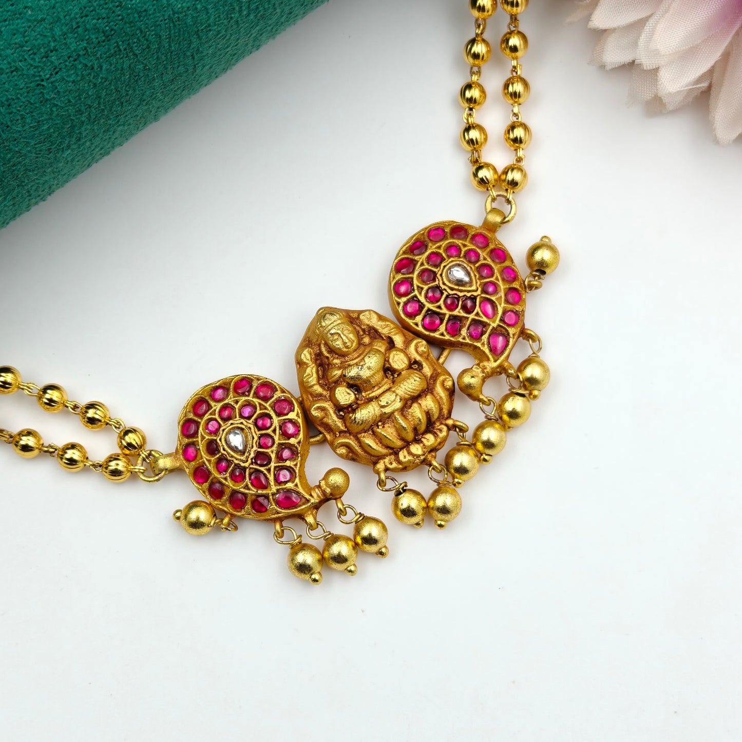 12519 Jadau laxmi choker