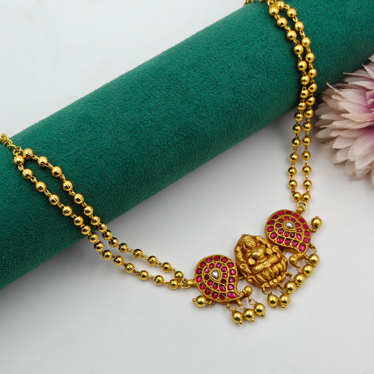12519 Jadau laxmi choker