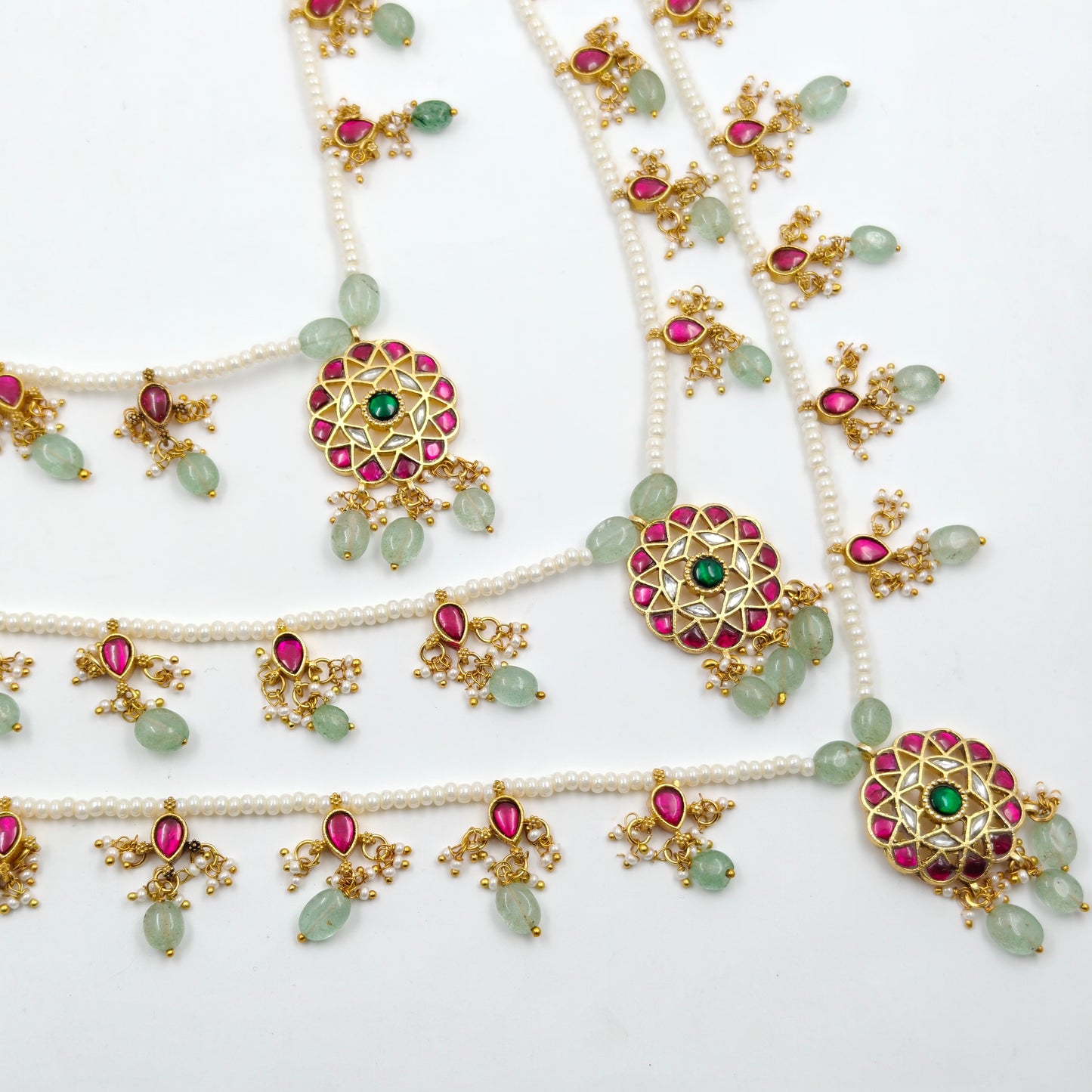 40351 3 Layered Jadau Sathlada