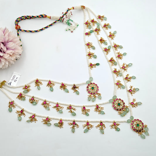 40351 3 Layered Jadau Sathlada