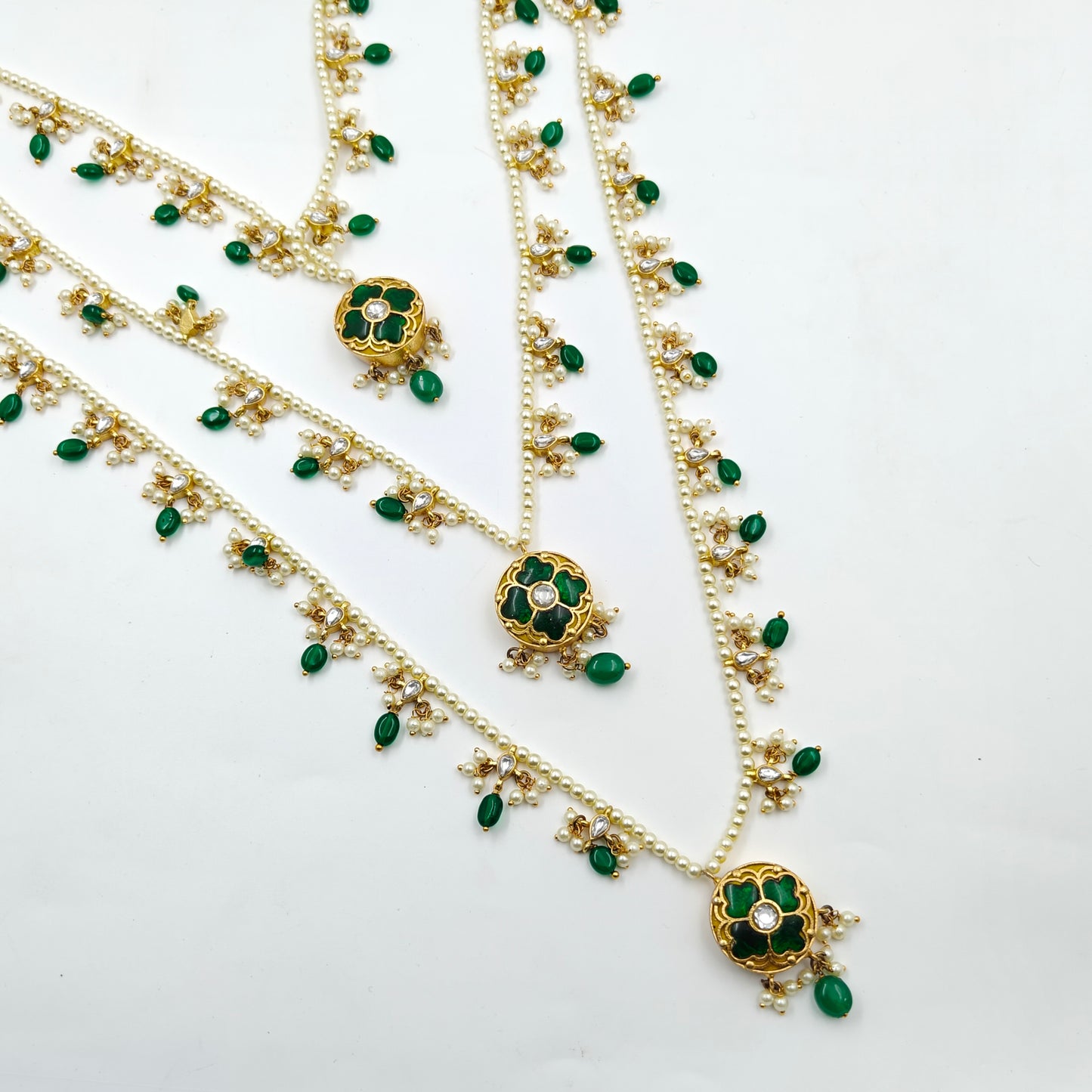 12512 : 3 Lines Jadau Kundan Sathlada