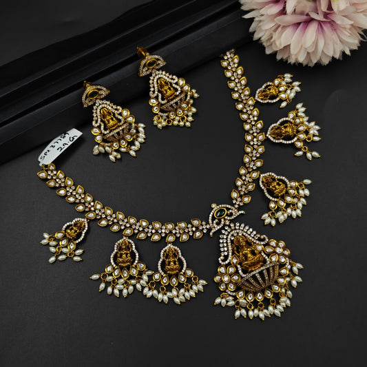 37789 Guttapusalu rice pearls necklace