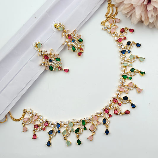 1862 GP Necklace Set Multi