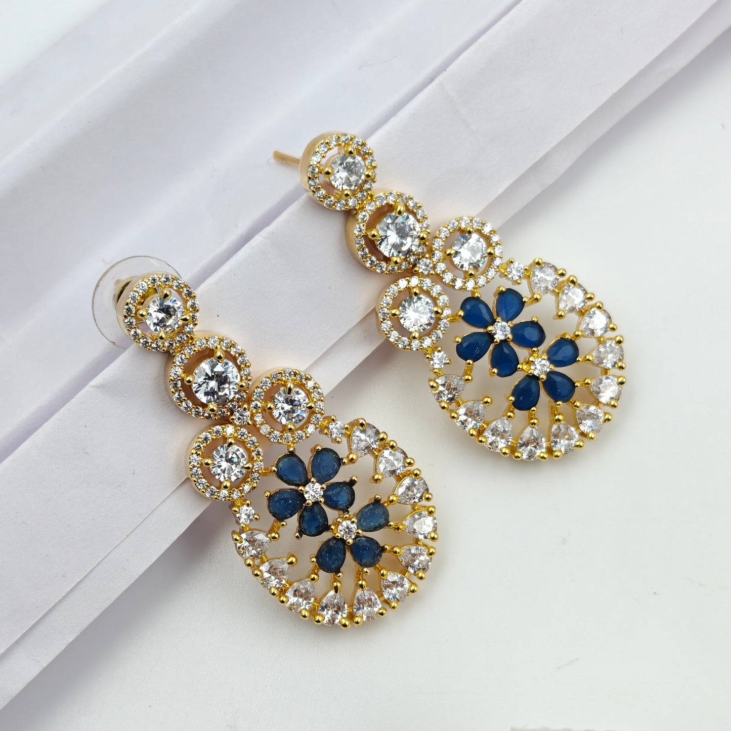 1292 GP AD Blue Stone Necklace