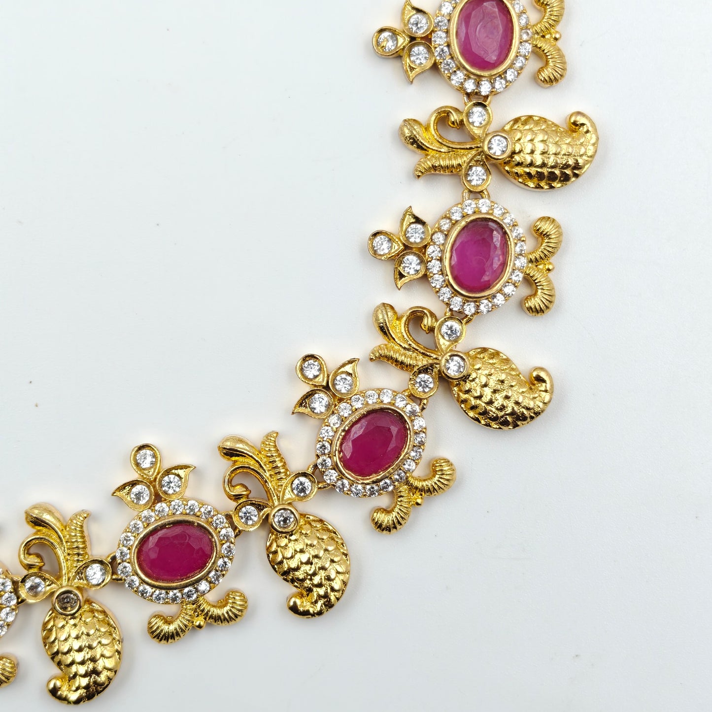 1728 Simple mango necklace