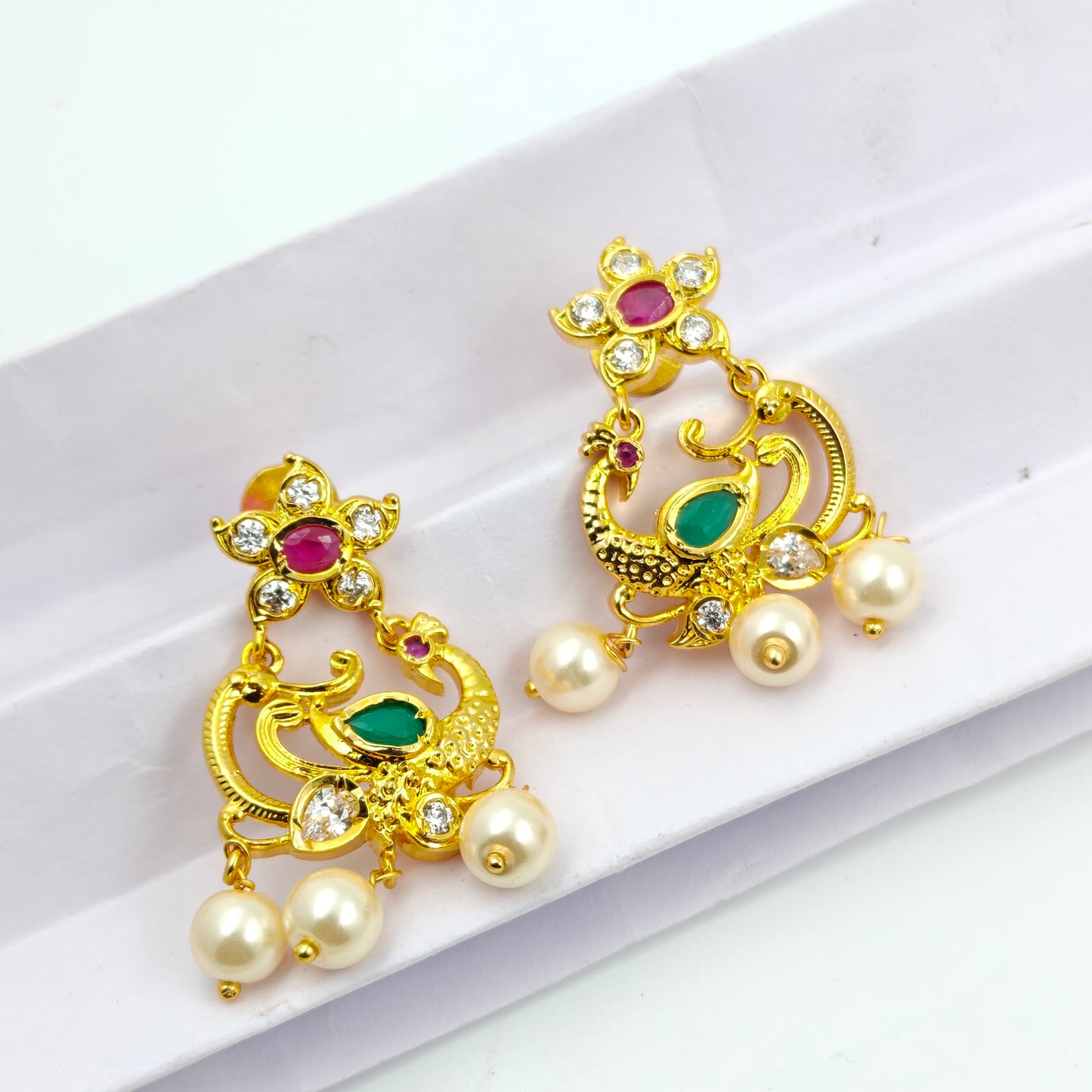 14498 CZ Multi Short Necklace