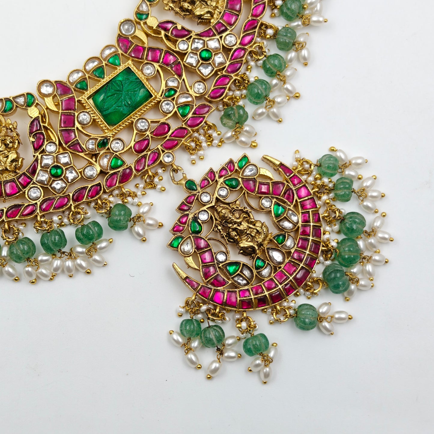 40549 Jadau Broad Necklace