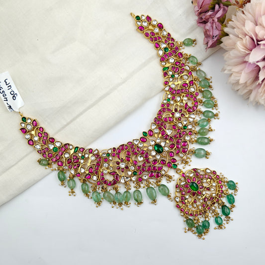 40554  Jadau short Necklace