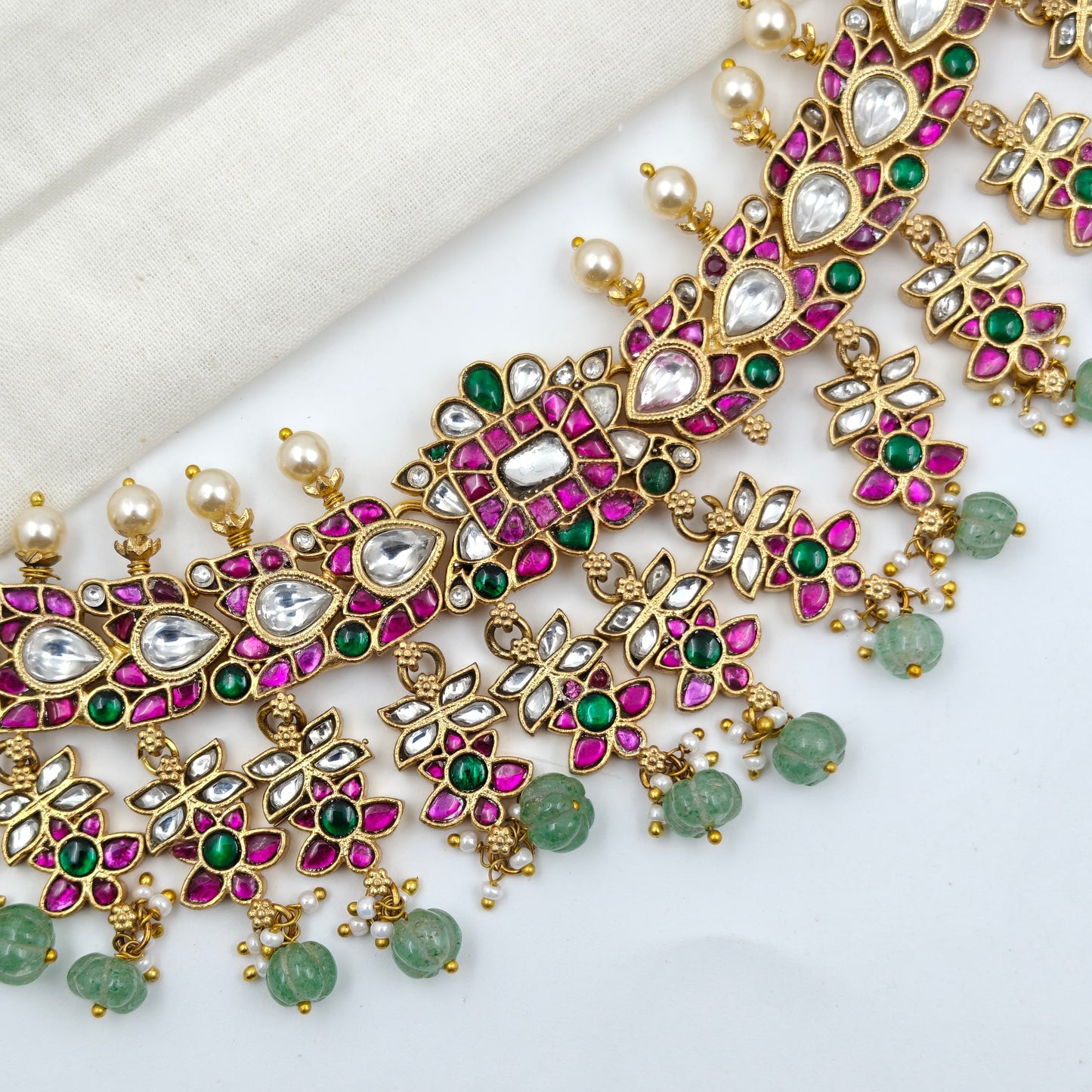 40568 Jadau Necklace Set