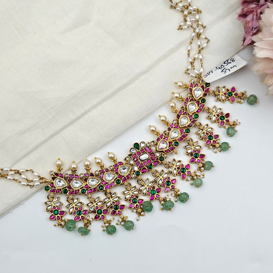 40568 Jadau Necklace Set