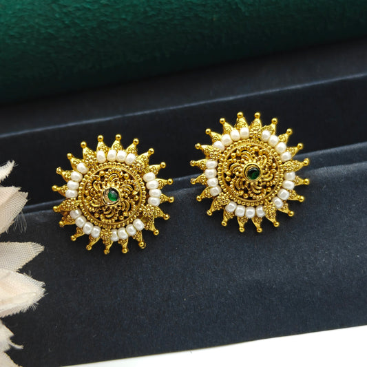 40608 Matte Studs Green