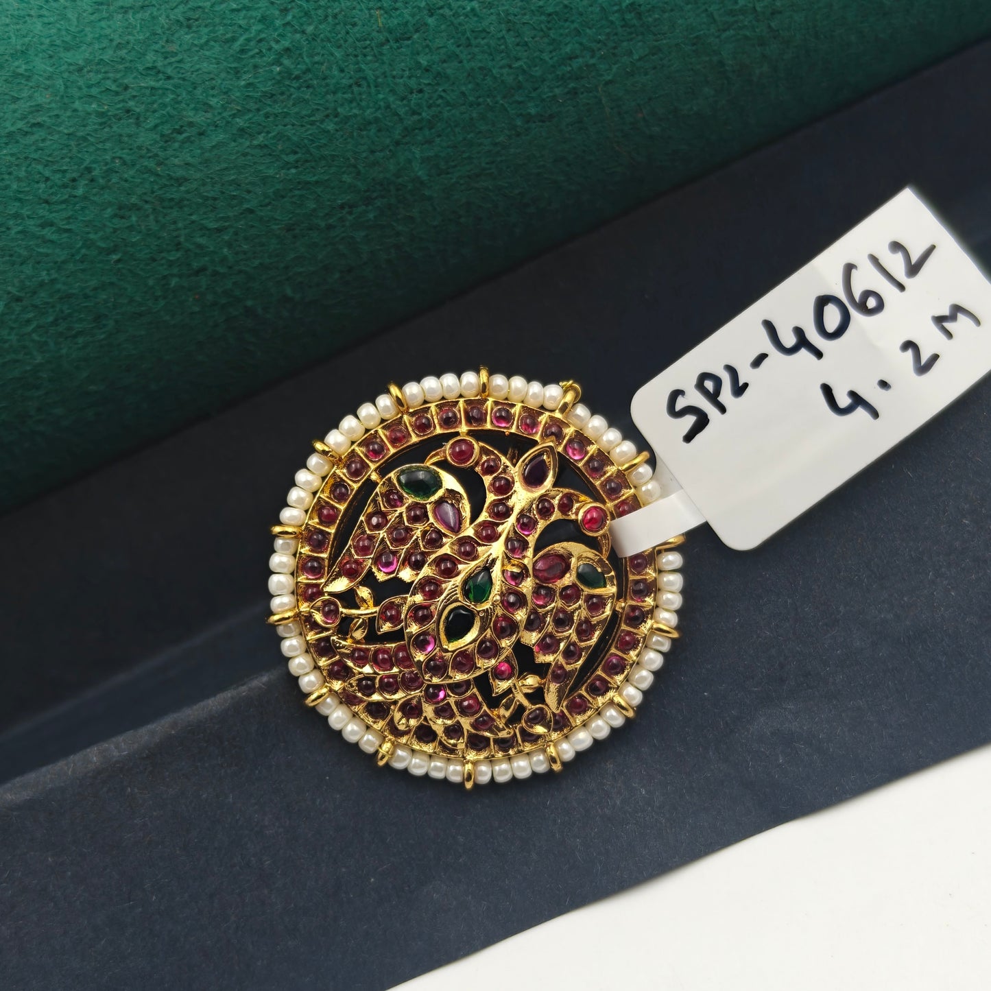 40612 Pota Stone Hair Pin