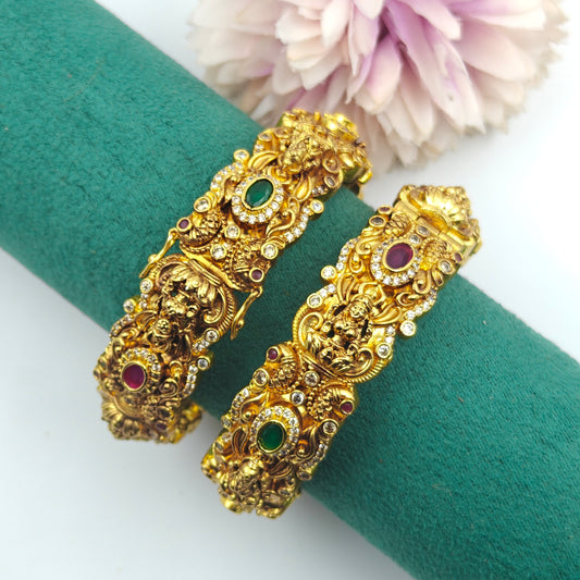 40623 Matte Laxmi Openable Multi Bangle