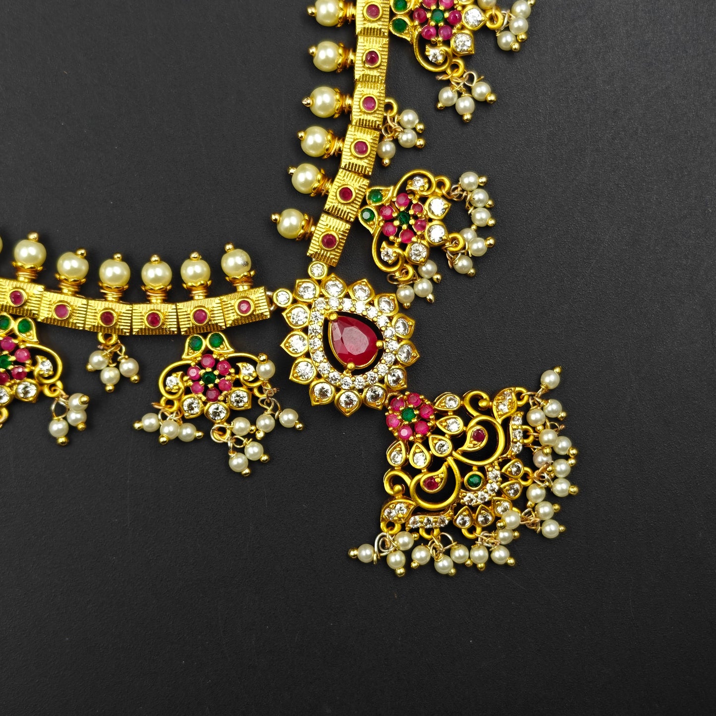 5006 CZ Guttapusalu Short Necklace