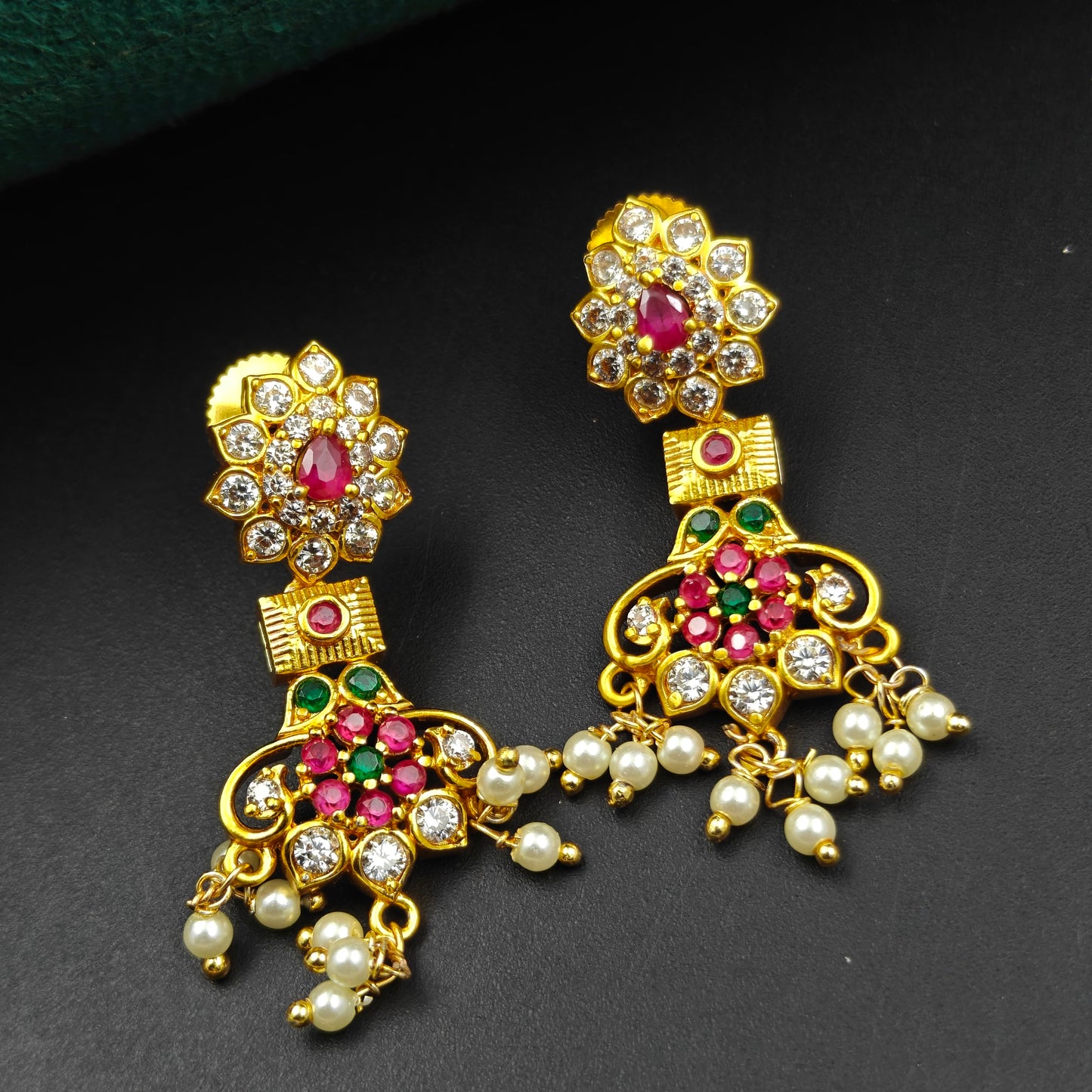 5006 CZ Guttapusalu Short Necklace