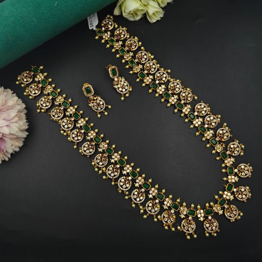 38453 Matte Multi Long Necklace Set