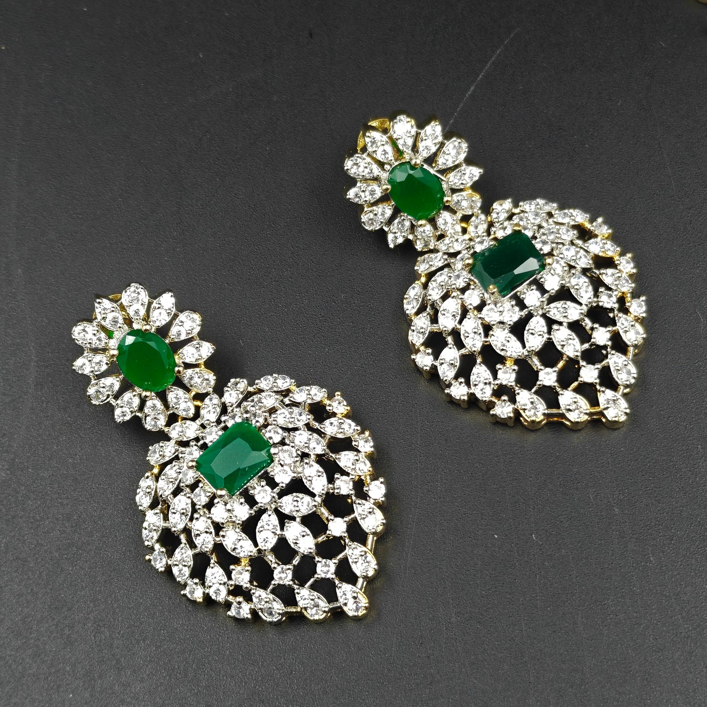 40670 GJ 2 Layers Long Necklace Set