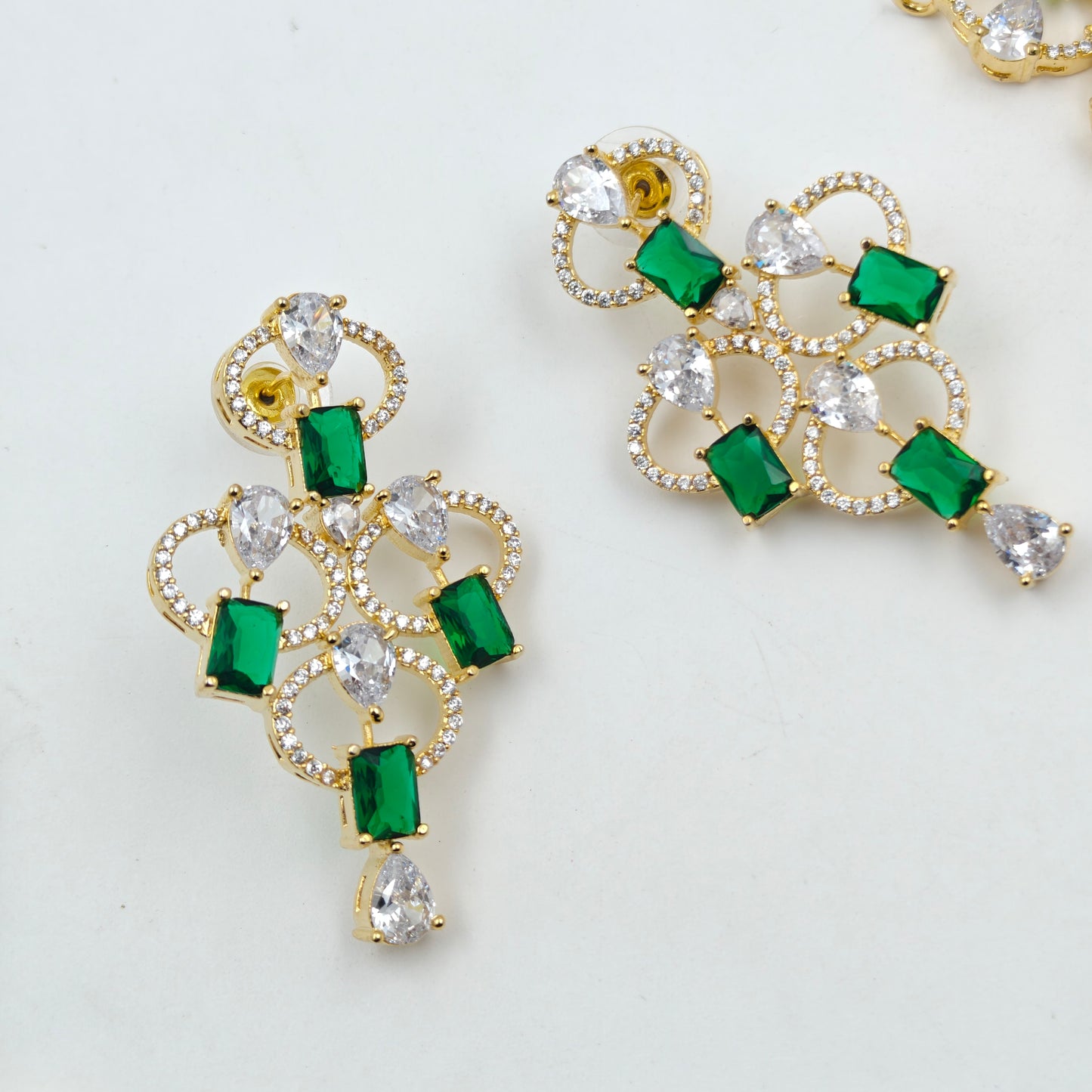 16217  GP Necklace Set Green