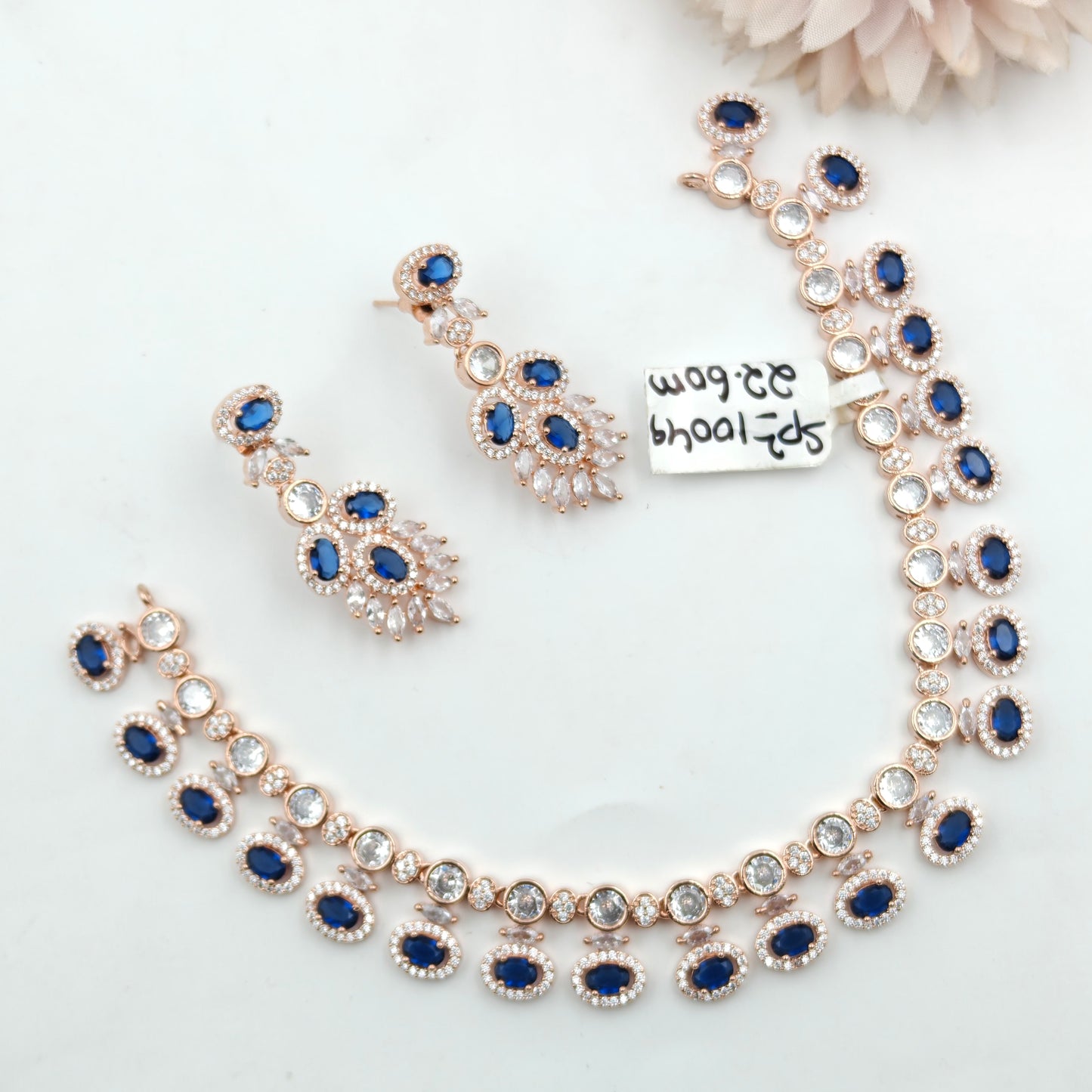 10049 Rose Gold Mint Set Blue