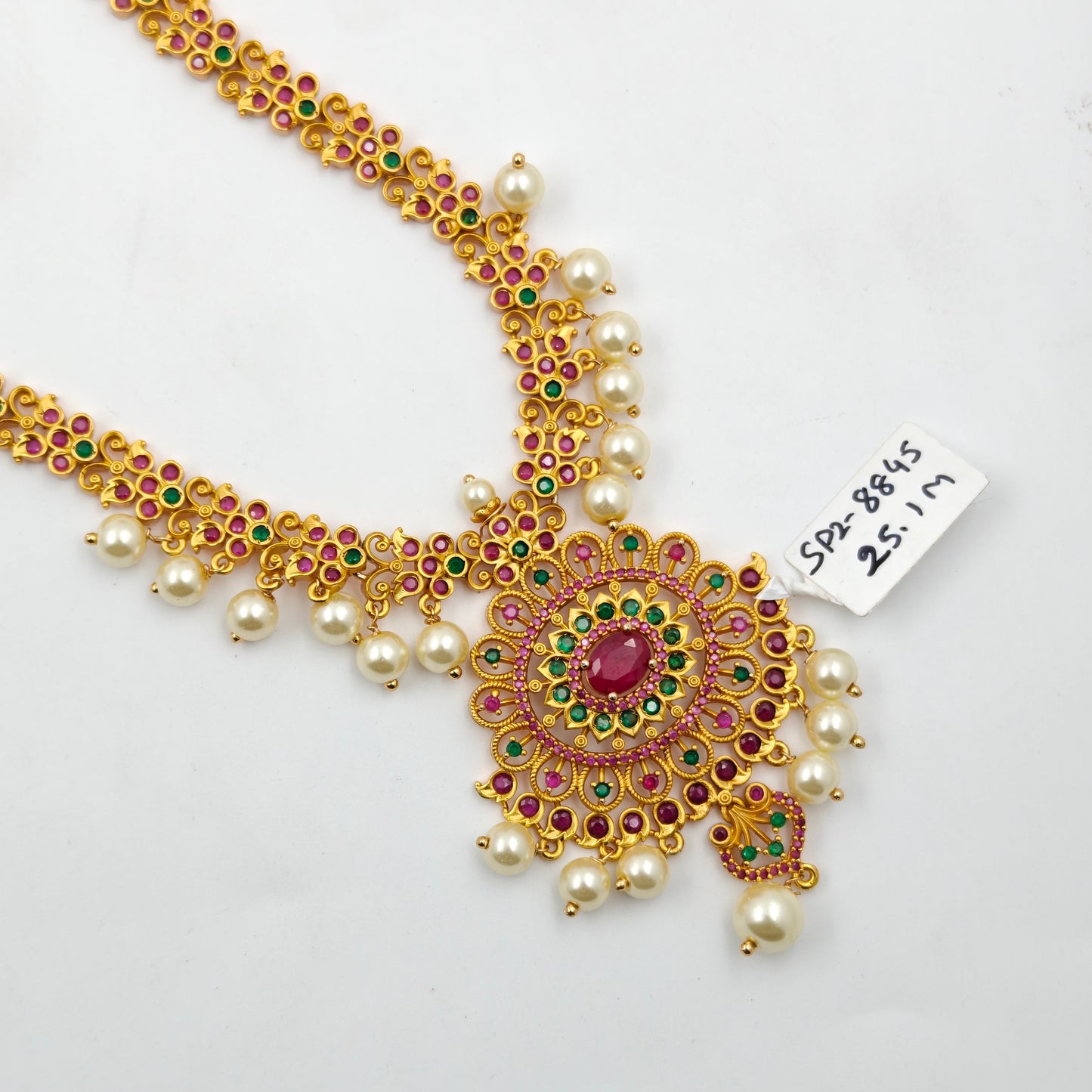 8845/8846 Matte Long Necklace Set