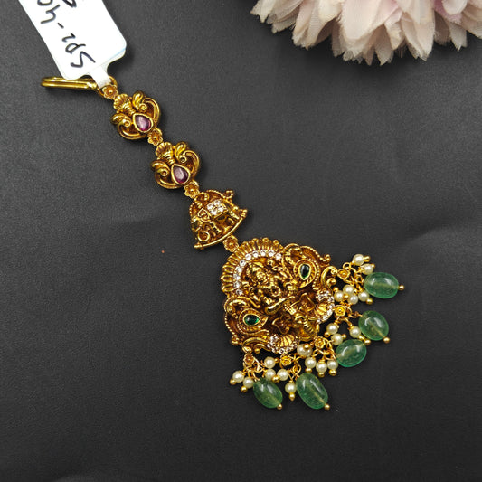 40713 Matte Laxmi Elephant Mangtikka