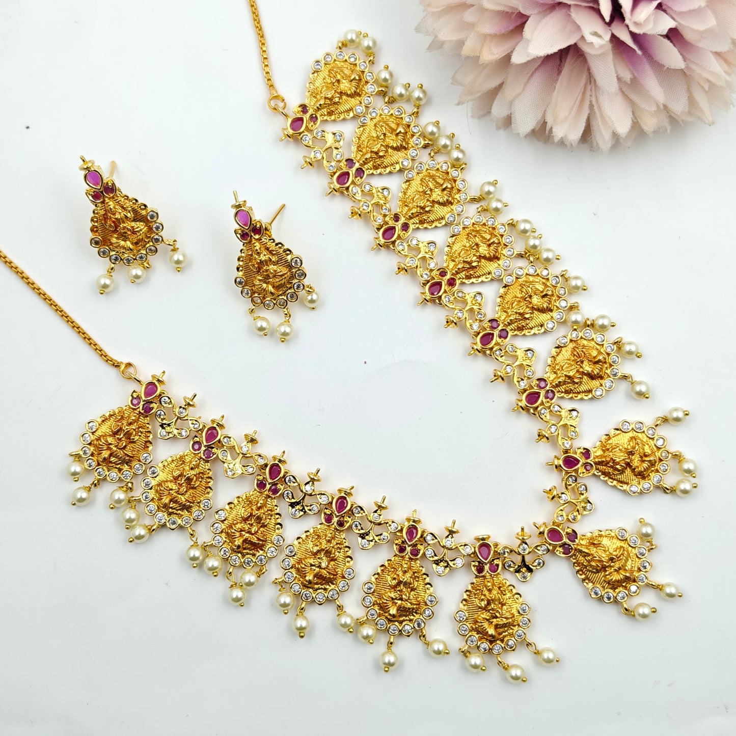 3296/3298 Laxmi Gold Short Set