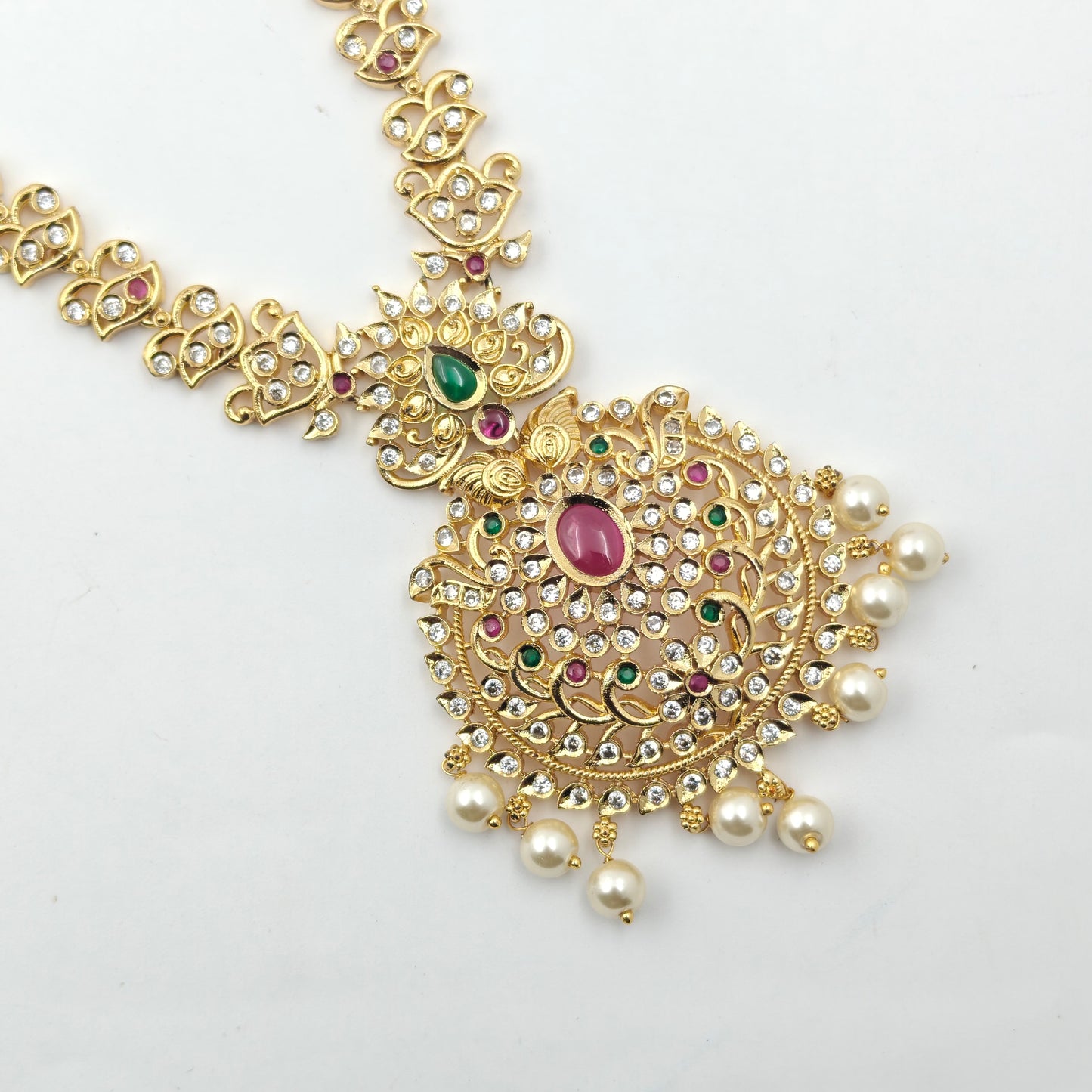 10716/10717 Pota CZ Long Necklace