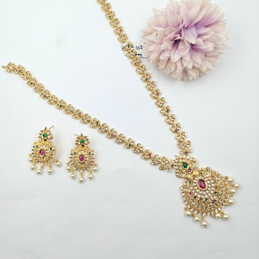 10716/10717 Pota CZ Long Necklace