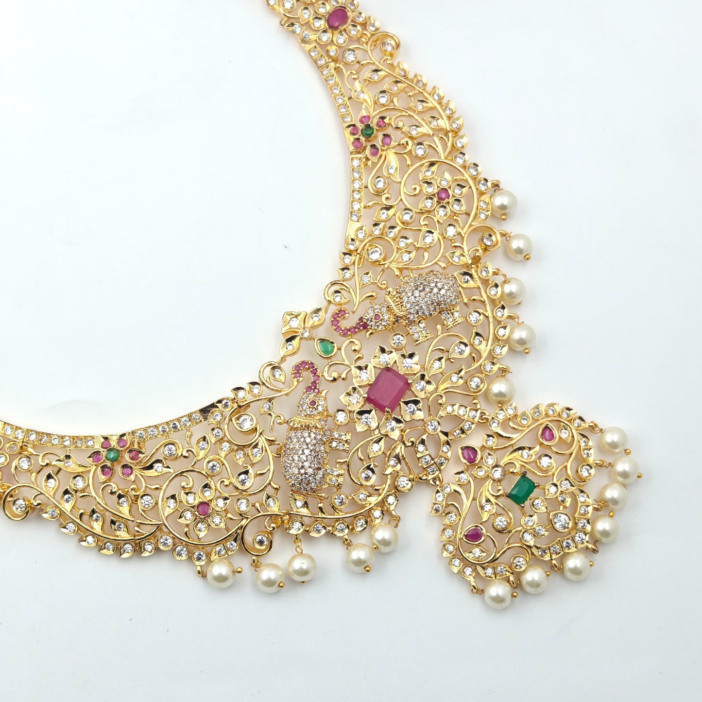 10737 U Shape Uncut Long Guttapusalu Elephant