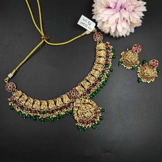 33200 Nakshi Laxmi Necklace Set